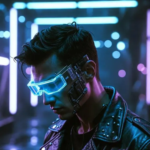 Example of the Cyberpunk style