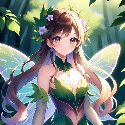 Example of the Fairycore style